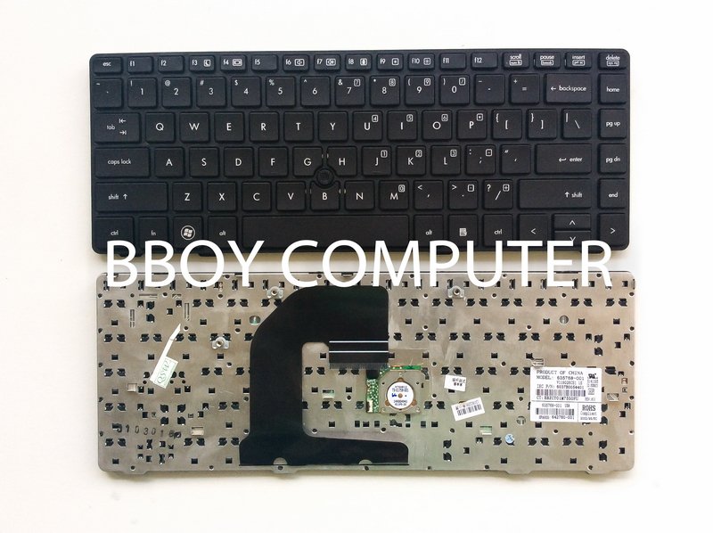 HP Keyboard คีย์บอร์ด HP ELITEBOOK 8460 8460P 8460W PROBOOK 6460 6460B 6465B สกรีนไทย ไม่คม