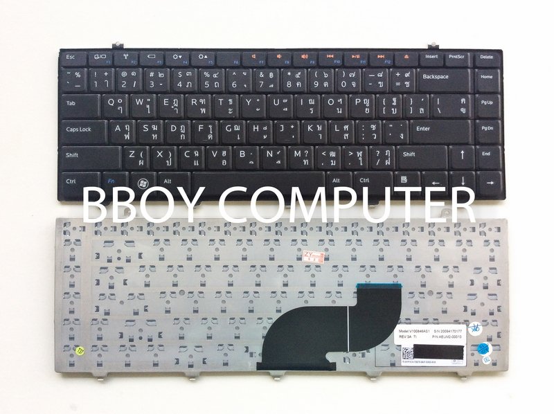 DELL Keyboard คีย์บอร์ด DELL INSPIRON 14z 1470 15z 1570 (ไทย-อังกฤษ)