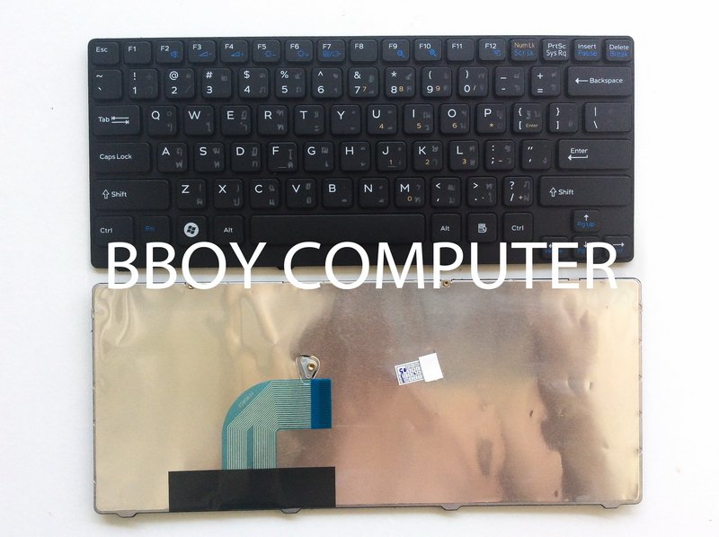 SONY Keyboard คีย์บอร์ด SONY Vaio VGN CR VGNCR VGN-CR Series (สีดำ) 