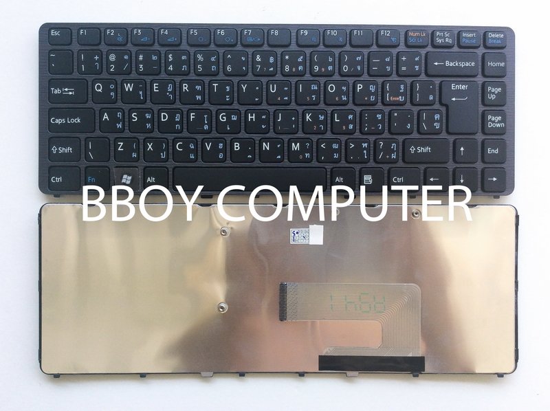 SONY Keyboard คีย์บอร์ด SONY Vaio VGN-NW PCG-7181M PCG-7186M (สีดำ) 