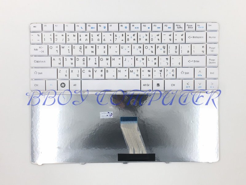 ACER keyboard คีย์บอร์ด ACER ASPIRE 4732 EMACHINES D525 D725 (TH-US) สีขาว