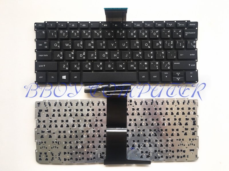 HP KEYBOARD คีย์บอร์ด HP Pavilion 10-e 10-e030ef 10-e002sl 10-e013la 10-e011ea 10-e002au TH-EN