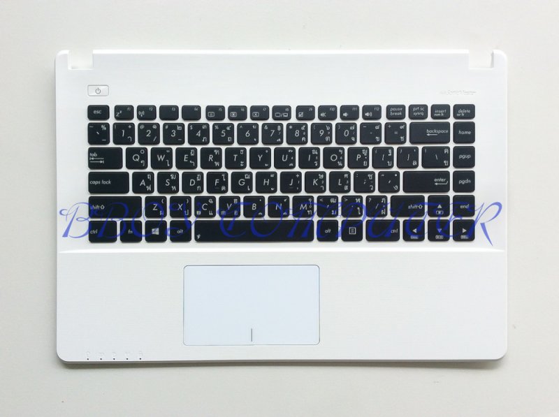 KEYBOARD ASUS คีย์บอร์ด ASUS X450 X450C X450CA X450CC X450CP X450L X450LA ASUS K450 K450C K450CA K450CC พร้อมบอดี้ สีขาว TH-EN