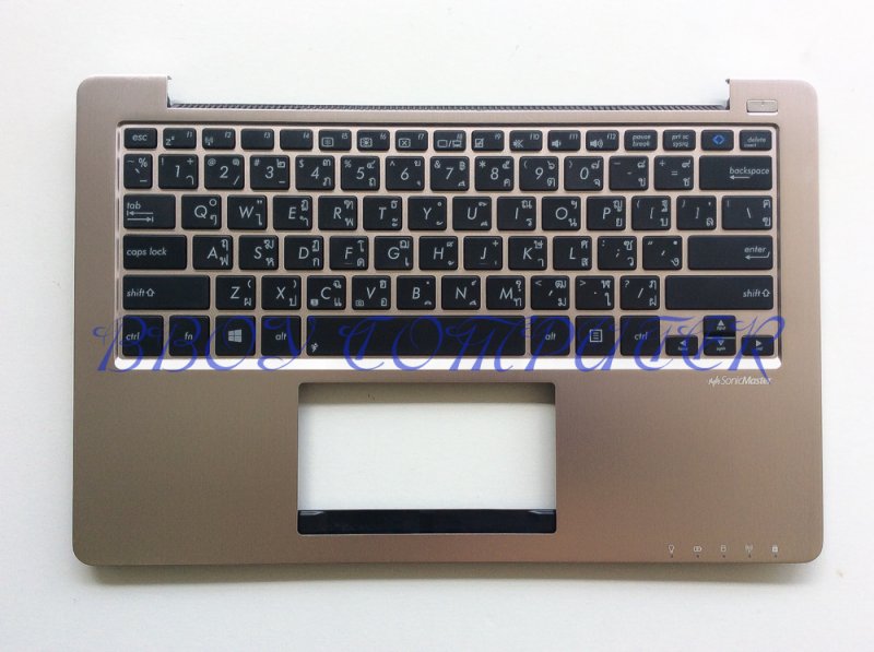 ASUS Keyboard คีย์บอร์ด ASUS S200E S200 X202 X202E พร้อมบอดี้ TH-EN