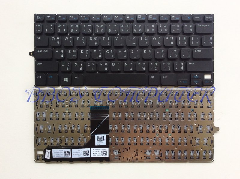 DELL Keyboard คีย์บอร์ด Dell Inspiron 11 3147 3148 TH-EN