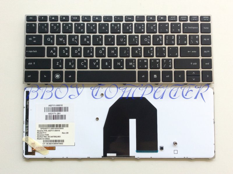 HP Keyboard คีย์บอร์ด HP PROBOOK 5330 5330M TH-EN