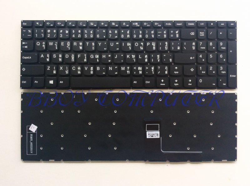 LENOVO Keyboard คีย์บอร์ด LENOVO Ideapad 310-15 310-15IBR 310-15ABR 310-15ISK 310 15ISK V310 15ISK 510-15ISK  V110-15ISKสกรีนไทย 