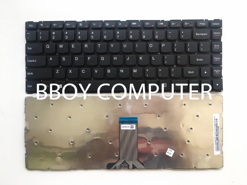  LENOVO Keyboard คีย์บอร์ด LENOVO S41 S41-35 S41-75 U31-70 U41-70 S41-70 Yoga 500-14ISK Ideapad 500S-14ISK 500-14IBD 500-14IHW 100S-14IBR 100S-14ISK U31 300S-14ISK อังกฤษ+ Sticker ไทย