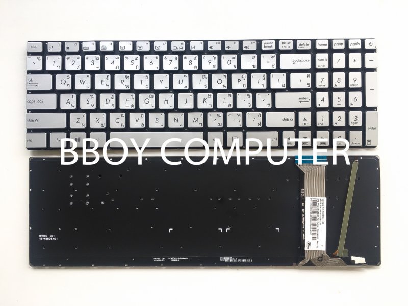 ASUS Keyboard คีย์บอร์ด G551 G552 G552V N551JK N551JM N551ZU FZ50JX GL752VW GL742VW สีบรอนส์ พร้อม Backlite TH-EN