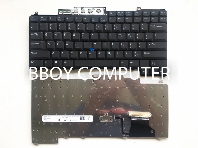 DELL Keyboard คีย์บอร์ด DELL LATITUDE  D620 D630 D631 D820 D830 / M65 ไทย อังกฤษ สินค้า รียูส สภาพ 98%