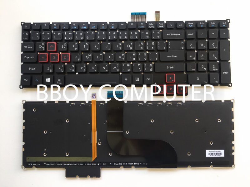 ACER Keyboard คีย์บอร์ด ACER Predator G9-591 G9-591R G9-592 G9-593 TH-EN