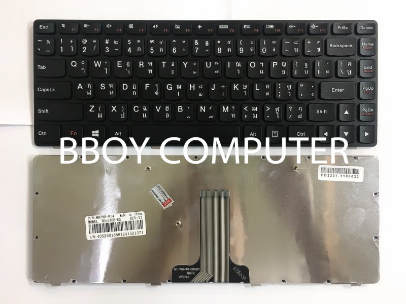 LENOVO Keyboard คีย์บอร์ด LENOVO IDEAPAD G400 G400-20235 G405 G410  ไทย-อังกฤษ ***+++