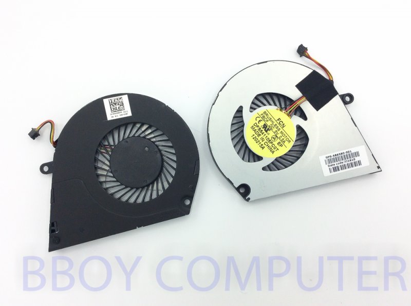 HP CPU Fan พัดลมโน๊ตบุ๊ค HP ENVY4-1000 ENVY6 Envy Pro 4-B000 Envy 6-1000 Envy 6T-1000 Sleekbook Ultrabook