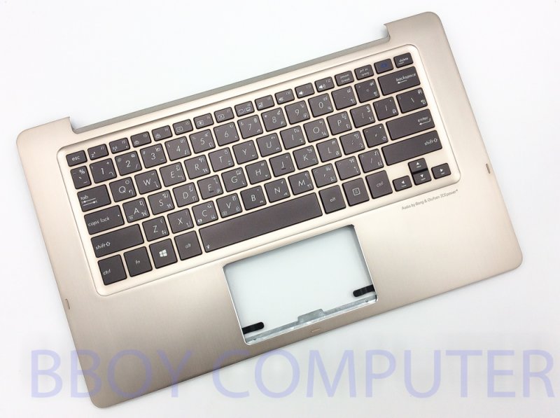ASUS Keyboard คีย์บอร์ด ASUS TX300 TX300CA สี silver พร้อมบอดี้ (ไทย-อังกฤษ)