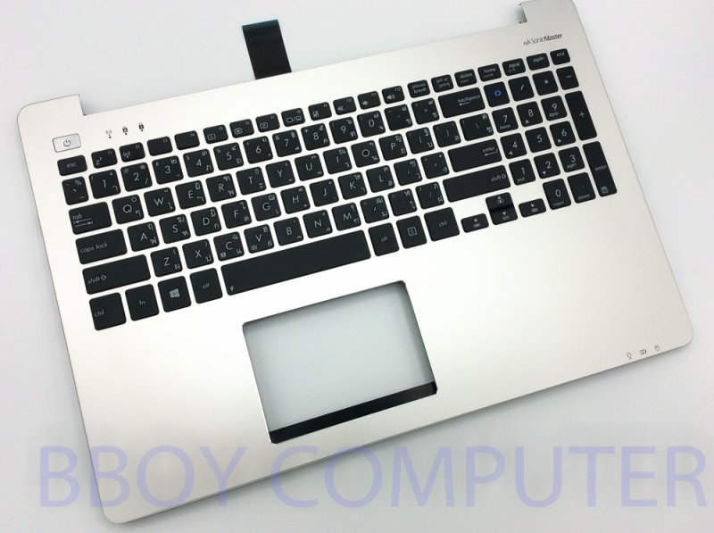 ASUS Keyboard คีย์บอร์ด K551 K551L K551LA K551LB K551LN S551 S551L S551LA  ไทย-อังกฤษ สี Silver พร้อมบอดี้