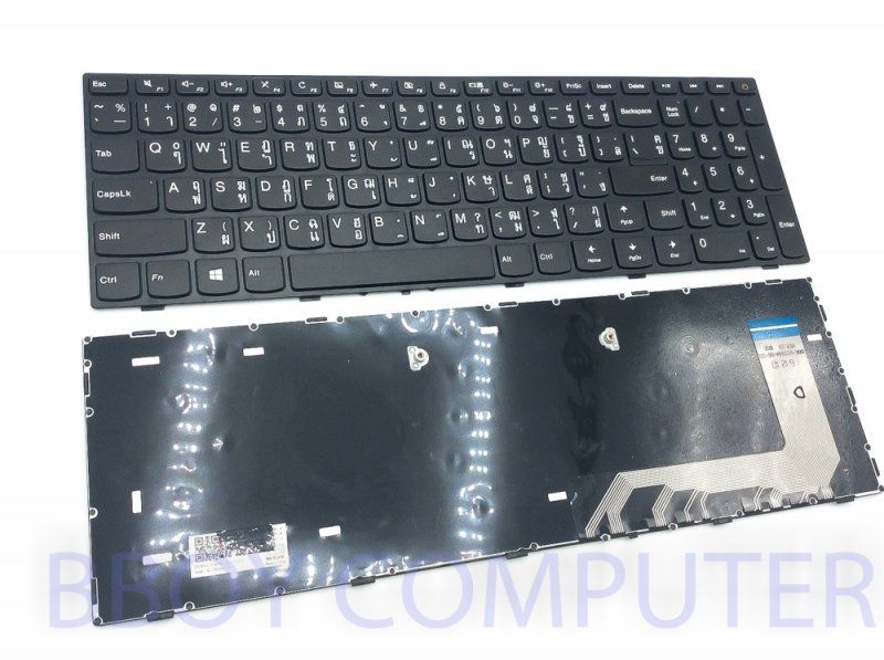 LENOVO Keyboard คีย์บอร์ด LENOVO IDEAPAD 110-15ISK 110-17ACL 110-17IKB 110-17ISK 110-15 110-15AST 110-15ISK พร้อมเฟรม ไทย อังกฤษ