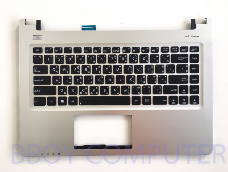 ASUS Keyboard คีย์บอร์ด ASUS S46C K46 K46CM R405C A46C K46C E46C พร้อม บอดี้ ไทย-อังกฤษ