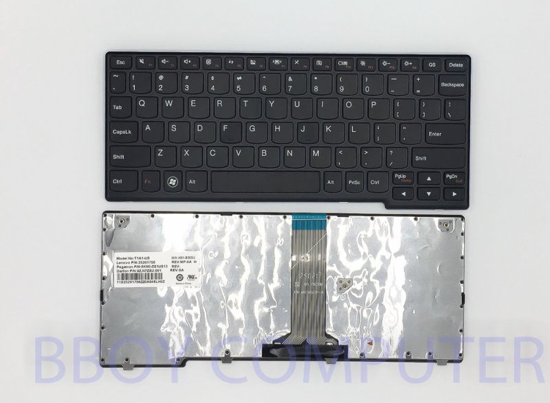 LENOVO Keyboard คีย์บอร์ด LENOVO Ideapad S200 s205 S206Z S260 S110 T1A1 พร้อมเฟรม