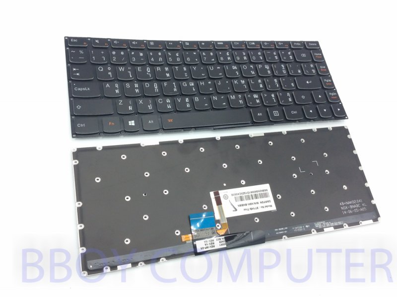  LENOVO Keyboard คีย์บอร์ด LENOVO IdeaPad Yoga 3 -14 Yoga 2 13 14 Yoga2 13 U31 Yoga2 13-IFI Yoga2 13-ITH มี Backlight ไทย-อังกฤษ