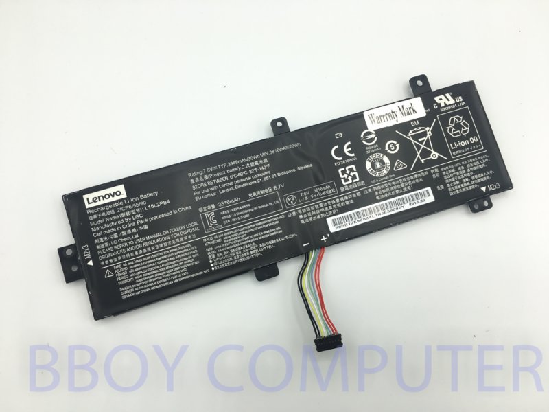 LENOVO Battery แบตเตอรี่ ของแท้ LENOVO Ideapad 310-15abr 310-15ISK 310-15IKB 310-15IAP 510-15ISK ( 510-15IKB รุ่นนี้มี2 แบบ ต้องแกะแบตออกมาเทียบก่อน ) L15L2PB4 l15m2pb3  *+