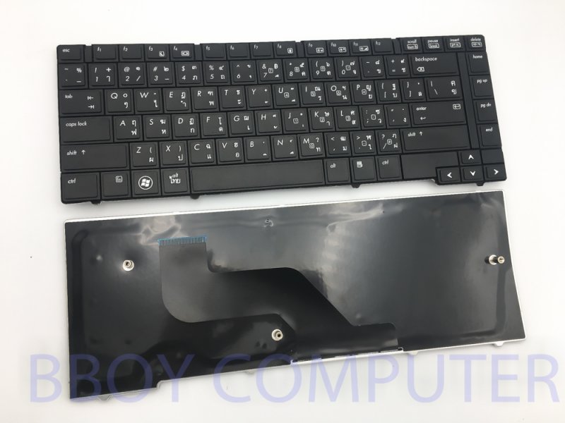 HP Keyboard คีย์บอร์ด HP ProBook 6440B 6450B 6445B 6455B  ไทย-อังกฤษ สกรีนไทย ไม่คม