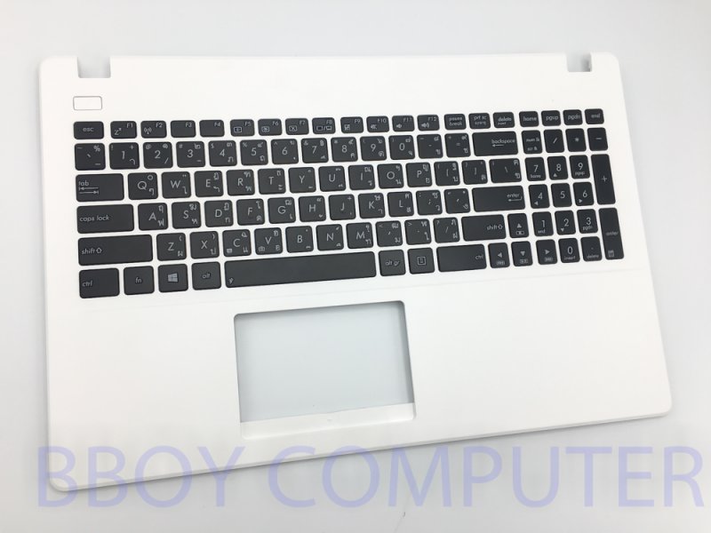 ASUS Keyboard คีย์บอร์ด ASUS X551M X551MA X551C X551CA พร้อมบอดี้ Palmrest 13NB0481AP1311 สีขาว TH-US
