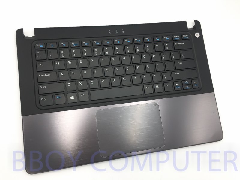 DELL Keyboard คีย์บอร์ด DELL VOSTRO 5460 5470 5480 พร้อม BODY แป้นพิมพ์ ไทย-อังกฤษ สีดำ