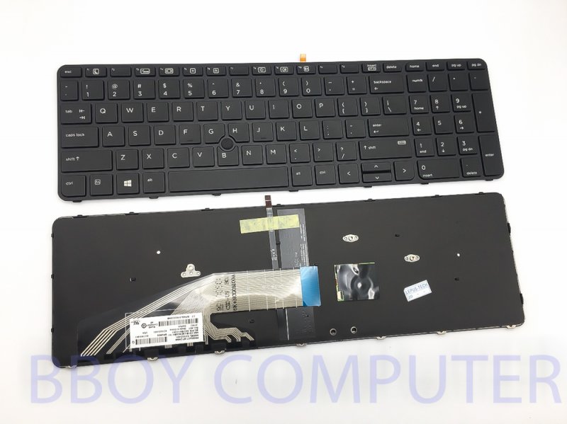  HP-COMPAQ KEYBOARD คีย์บอร์ด HP ProBook 450 G3 455 G3 470 G3 มี Backlight ไทย-อังกฤษ