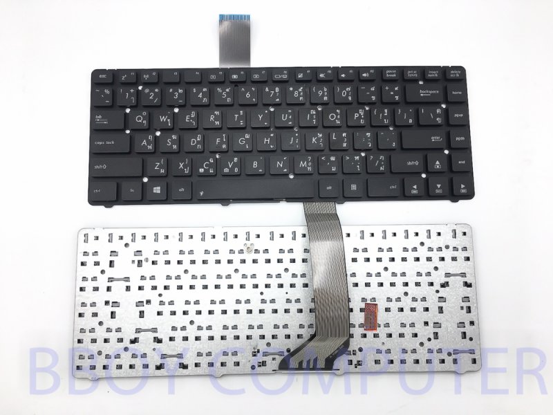 ASUS Keyboard คีย์บอร์ด ASUS A45V K45A K45 K45V K45A K45N K45VD K45VJ K45VM K45VS ไทย-อังกฤษ