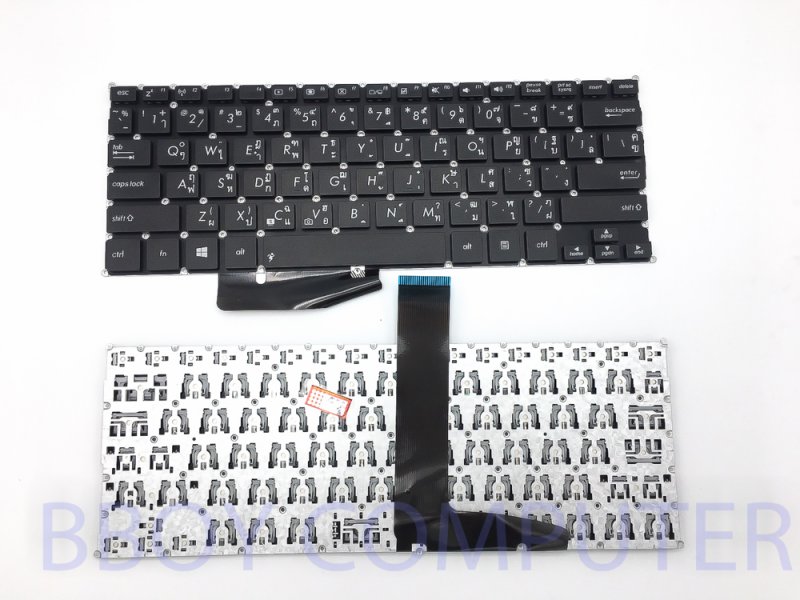 ASUS Keyboard คีย์บอร์ด ASUS X200 X200CA X200MA X200LA F200 F200CA F200MA R202CA R202LA (สายแพรยาว) ภาษาไทย อังกฤษ