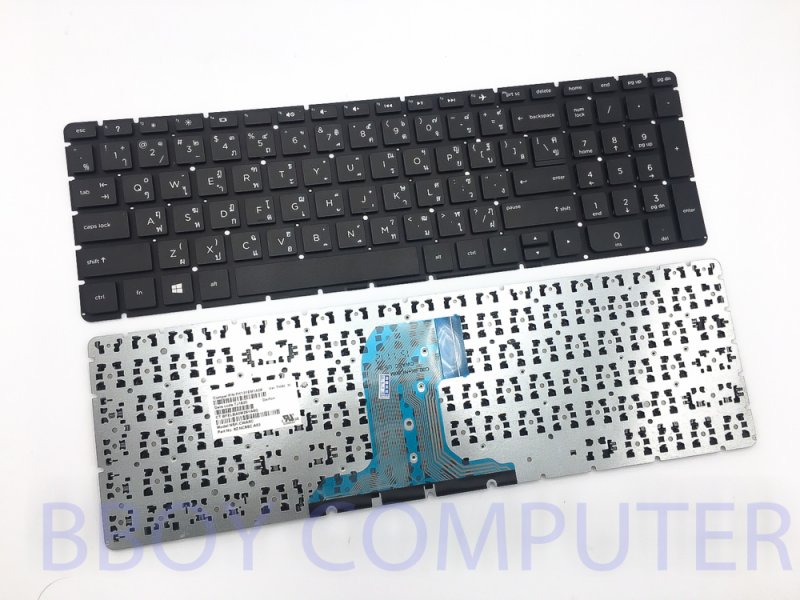 HP-COMPAQ KEYBOARD คีย์บอร์ด HP 15-BA 15-AY 15-AC ไทย-อังกฤษ