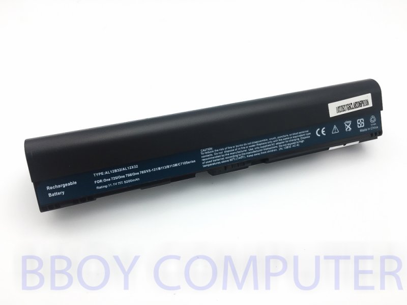 ACER Battery แบตเตอรี่ ACER ASPIRE ONE 725 756 Model AL12A31 AL12B32 ***+++