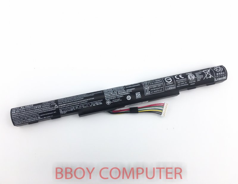 ACER Battery แบตเตอรี่ ของเเท้ ASPIRE ES1-420 es1-421 E15 E5-422  E5-432G E5-452 E5-472 E5-473G E5-474 E5-474G E5-522 E5-522G E5-532 E5-532T e5-552 E5-573 E5-573G E5-574 E5-574G V3-574 V3-574G v3-575 v3-575g  AL15A32  *+