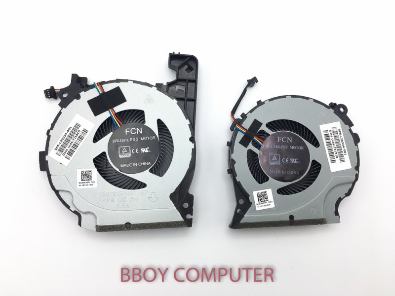 HP CPU Fan พัดลมโน๊ตบุ๊ค HP Pavilion 15-CX ซ้าย-ขวา *+