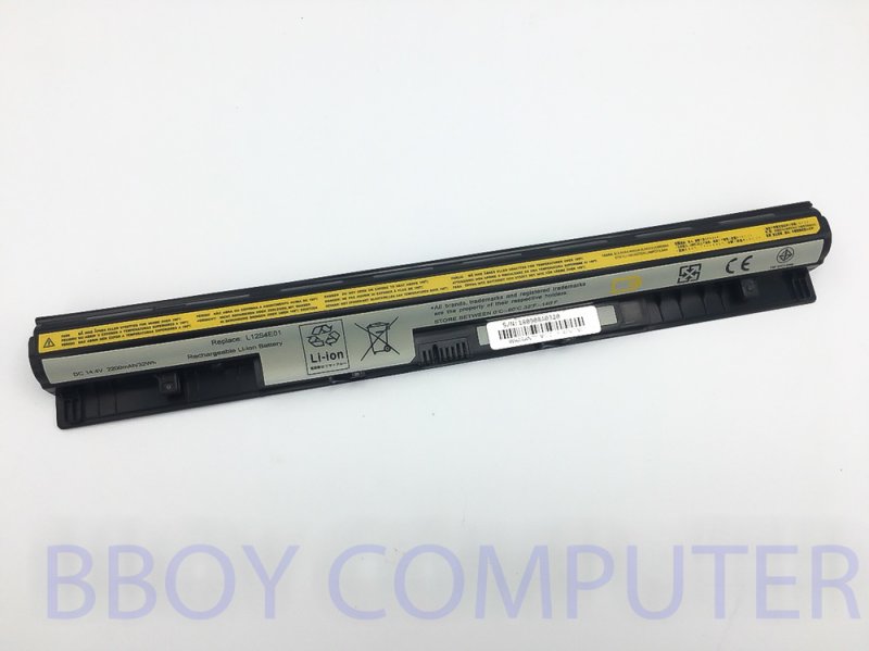 LENOVO Battery แบตเตอรี่ LENOVO IDEAPAD G40-30 G40-45 G40-80 G40-70 G40-75 G50-70 Z50-70 Z50-75 G500 G400S G405S G410S G505S G510S S410P S510P Z710P  Model: L12S4E01 สีดำล้วน 