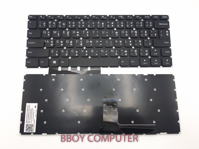 LENOVO Keyboard คีย์บอร์ด LENOVO Ideapad 310-14IKB 310-14ISK 310-14IAP 310-14  310S-14 V310-14ISK V310-14IKB  ไทย-อังกฤษ *+