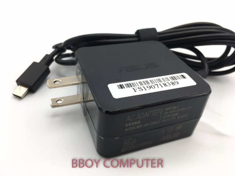 ASUS Adapter ของแท้ ASUS 19V 1.75 33W หัว MICRO USB ASUS X205T e202 e202s e200sa e200h e200ha **++