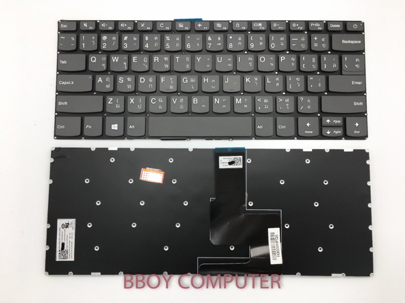 LENOVO Keyboard คีย์บอร์ด Ideapad 1 14igl05 v14-are 120s-14iap 130-14IKB 130-14AST 330-14AST 330-14ikb S145-14iwl  320-14ISK 320-14AST 320-14IAP 320S-14IKB 320S-14IKBR S130-14IGM (14นิ้ว) V14-ADA ไทย-อังกฤษ