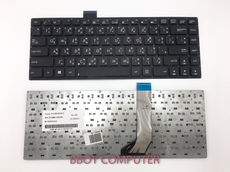 ASUS Keyboard คีย์บอร์ด ASUS X402N E402 TH-EN