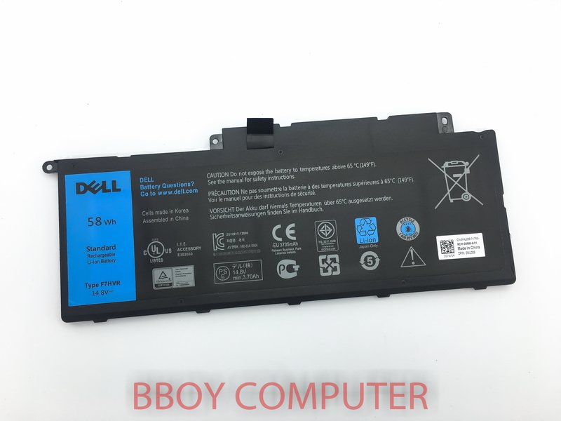 DELL Battery แบตเตอรี่ Inspiron 15-7537 17-7737 17-7746 F7HVR *+