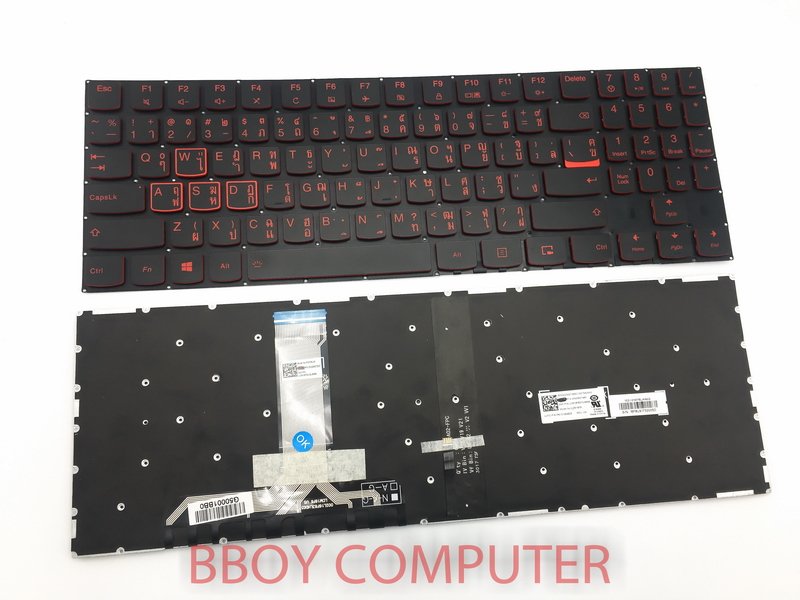 LENOVO Keyboard คีย์บอร์ด LENOVO Legion Y520 Y520-15IKB Y720  Y720-15IKB Y7000P y540 Y530-15ICH Y530-15ICH-1060 Y7000P-1060 R720 Red keys มี Backlight ไทย-อังกฤษ 