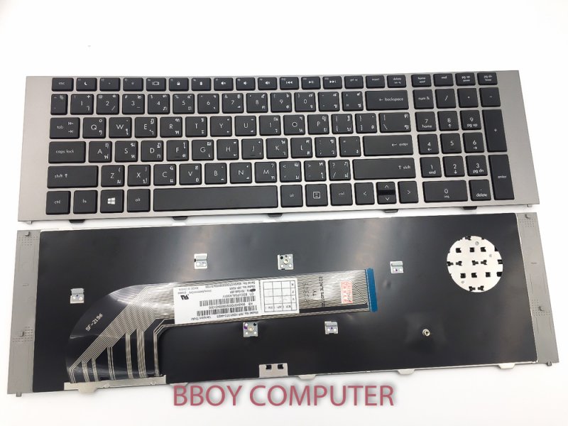 HP Keyboard คีย์บอร์ด ProBook 4740S 4740 พร้อมเฟรม TH-EN