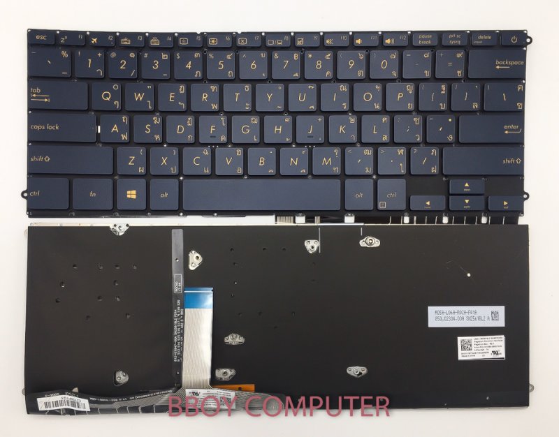 ASUS Keyboard คีย์บอร์ด ASUS UX490 UX490CA UX490UA ไทย-อังกฤษ