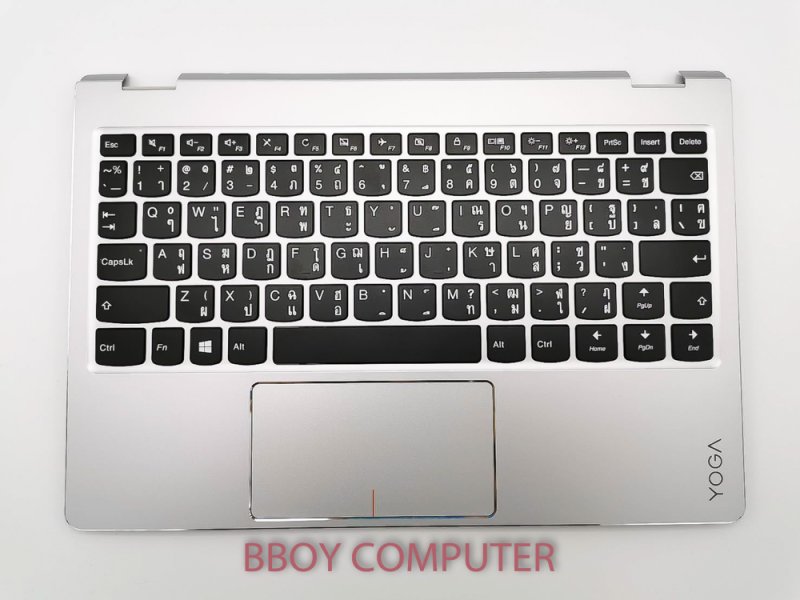 LENOVO Keyboard คีย์บอร์ด Yoga 710-11 Silver พร้อมบอดี้ ไทย-อังกฤษ