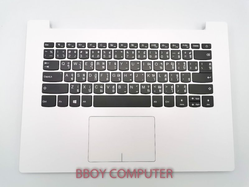 LENOVO Keyboard คีย์บอร์ด Ideapad 320-14 520-14 5000-14 P/N 5CB0N82246 สีขาว ไทย-อังกฤษ 