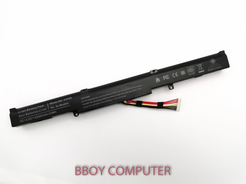ASUS Battery แบตเตอรี่ ASUS F550Z A450 K450J K550E X450E X450J X450JF X550D X550E X550Z A450E A450C A450J F450E K550D R510Z  n552 A41-X550E  แบตมี มอก (OEM) ***+++