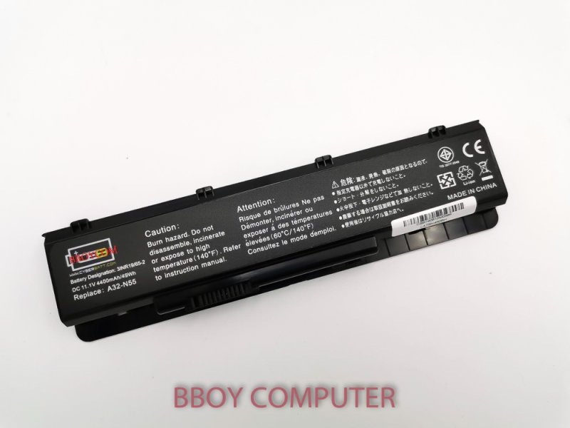 ASUS Battery แบตเตอรี่  ASUS N45 N45E N45S N45F N45J N55 N55E N55S N75 N75E N75S A32-N55 แบตมี มอก. +++***