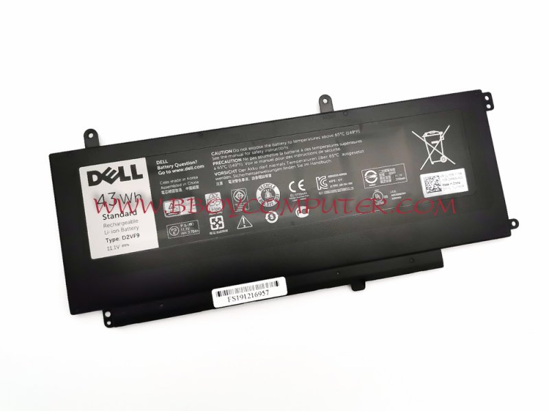 DELL Battery แบตเตอรี่ dell d2vf9 Inspiron 15 7547 7548 7549  Vostro 14 5459 Type D2VF9++