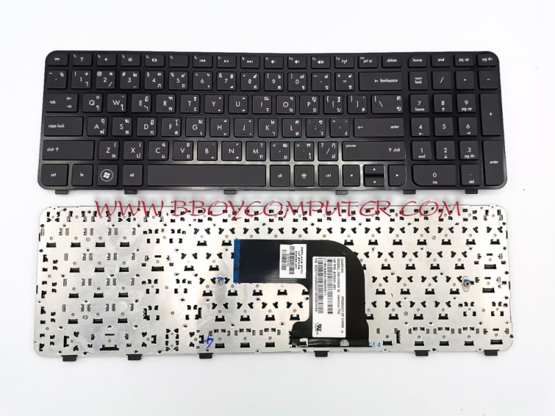 HP Keyboard คีย์บอร์ด HP PAVILLION DV6-7000 มีเฟรม ไทย-อังกฤษ