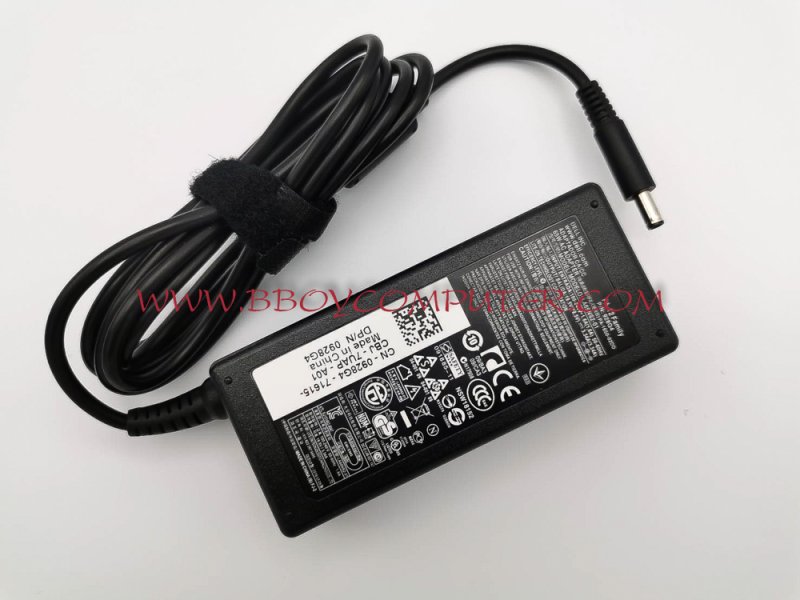 DELL Adapter อะแดปเตอร์ ของแท้ DELL 19.5V 3.34A 65W หัว 4.5*3.0 mm DELL Latitude 3400 3490  3590 3410 3420 3490 5490 3510  Inspiron 5458 3511 5570 5370 14-5468 15-3511 15-3530 vostro 5568 